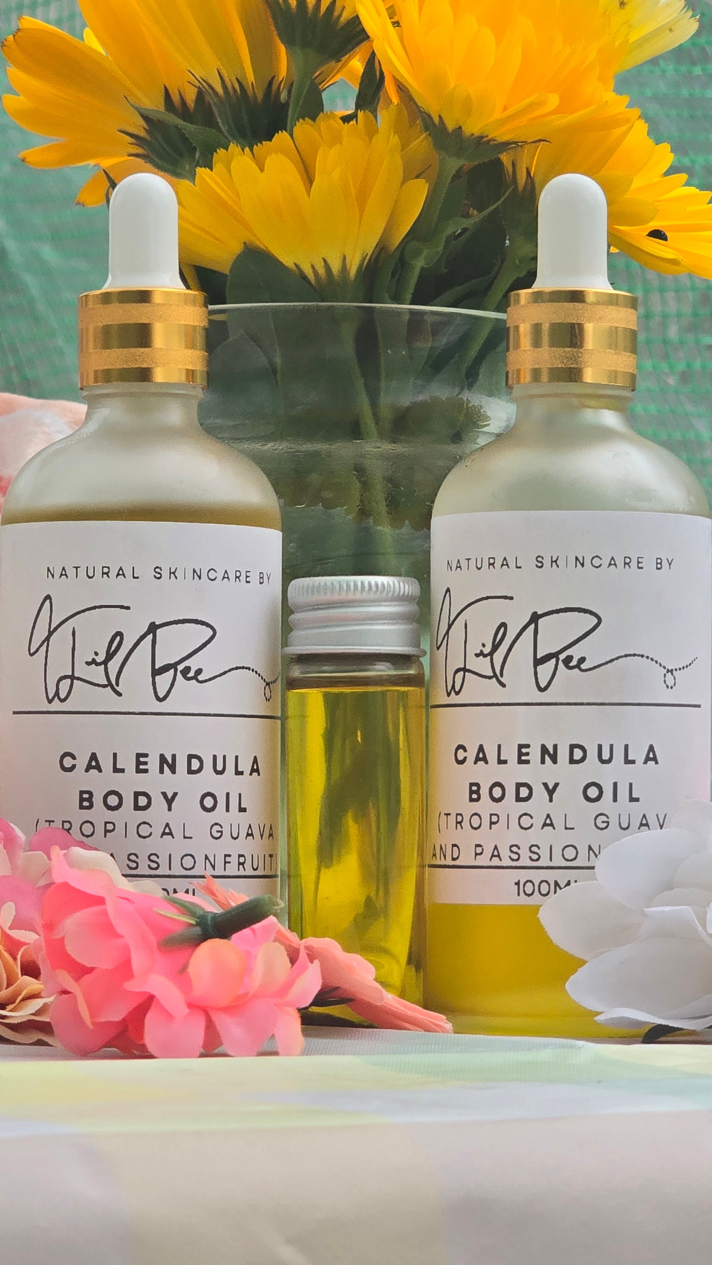 Calendula Infused Body Oil - Hinu Karanura