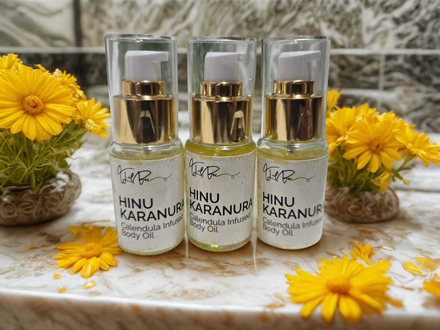 Calendula Infused Body Oil | Hinu Karanura