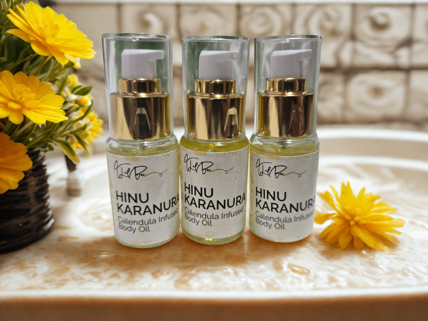 Calendula Infused Body Oil | Hinu Karanura